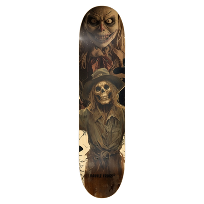 Scarecrow 7.62" | Premium Skateboard Deck  | Pressed in Canada, Finished in USA Paddle Frogs™ pro skate shop on a transparent background