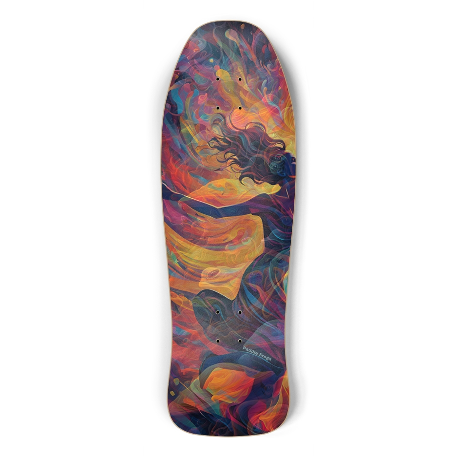 Sea Goddess Skateboard Deck Old-School Shredder