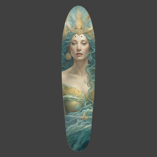 Sea Queen Longboard Skateboard Deck Paddle Frogs Maple 7 Layer High Quality Long Board