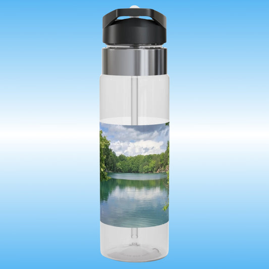 Secret City Quarry | Crystal Clear Water Bottles Paddle Frogs (Full View of the clean clear Tennessee Water)