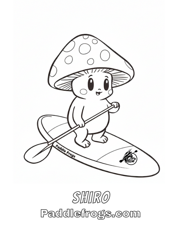 Shiro paddle boarding