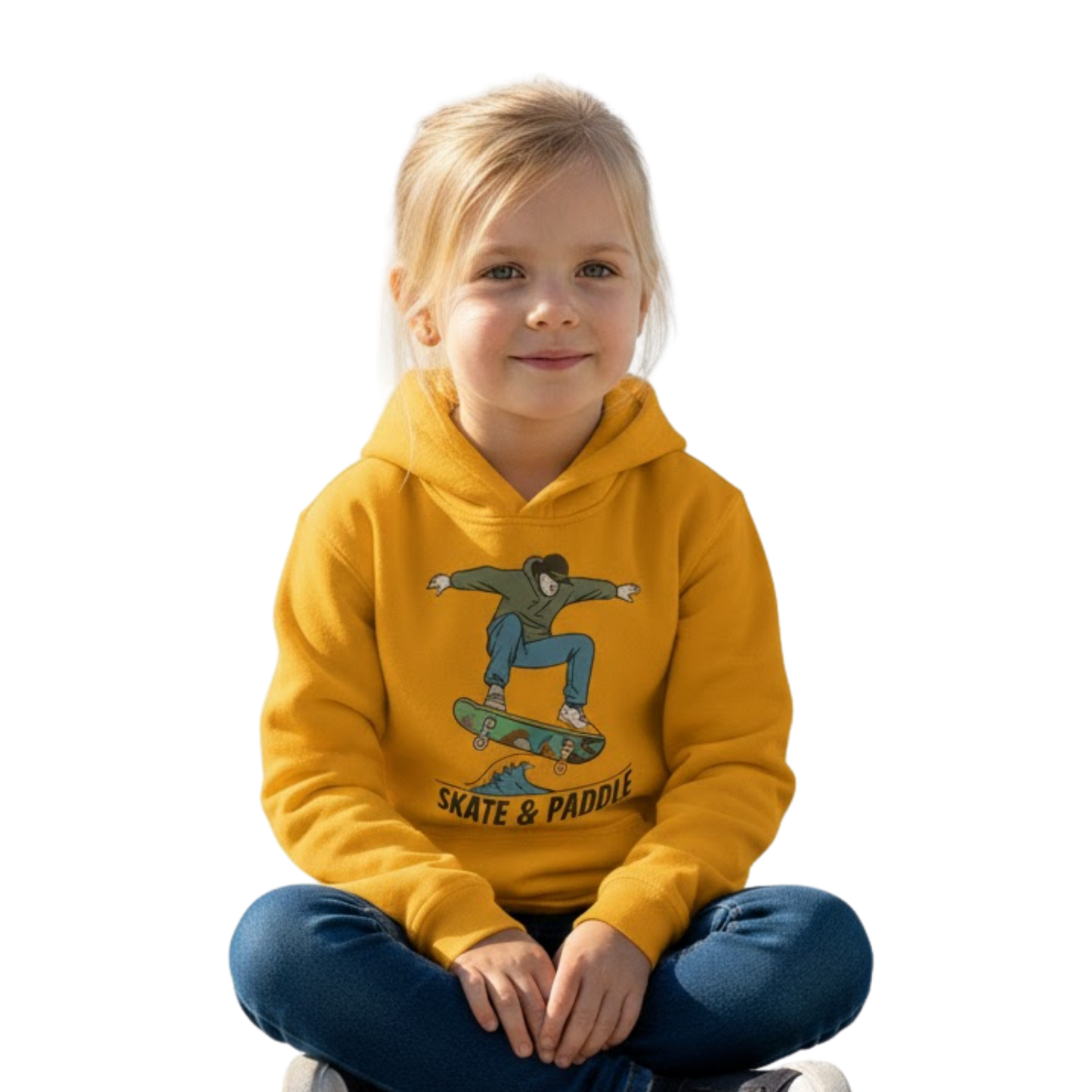"Skate & Paddle" Chlorophyll Cruiser Youth Hoodie