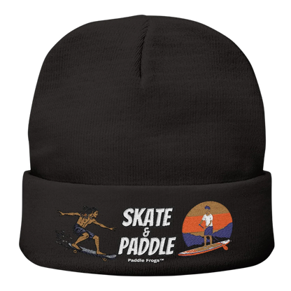 Skate & Paddle Men's Beanie Black
