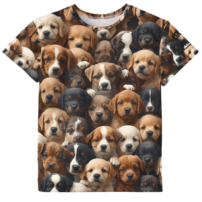 Kids Jersey - Paddle Frogs & Adorable Puppy | Skate & Paddle Design