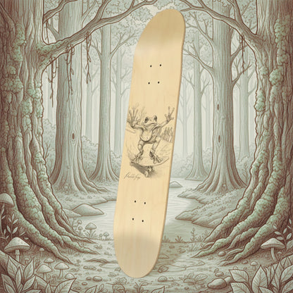 Sketched Frogs 8.25 | Premium Skateboard Deck Paddle Frogs™ pro skate shop at the forest spring creek