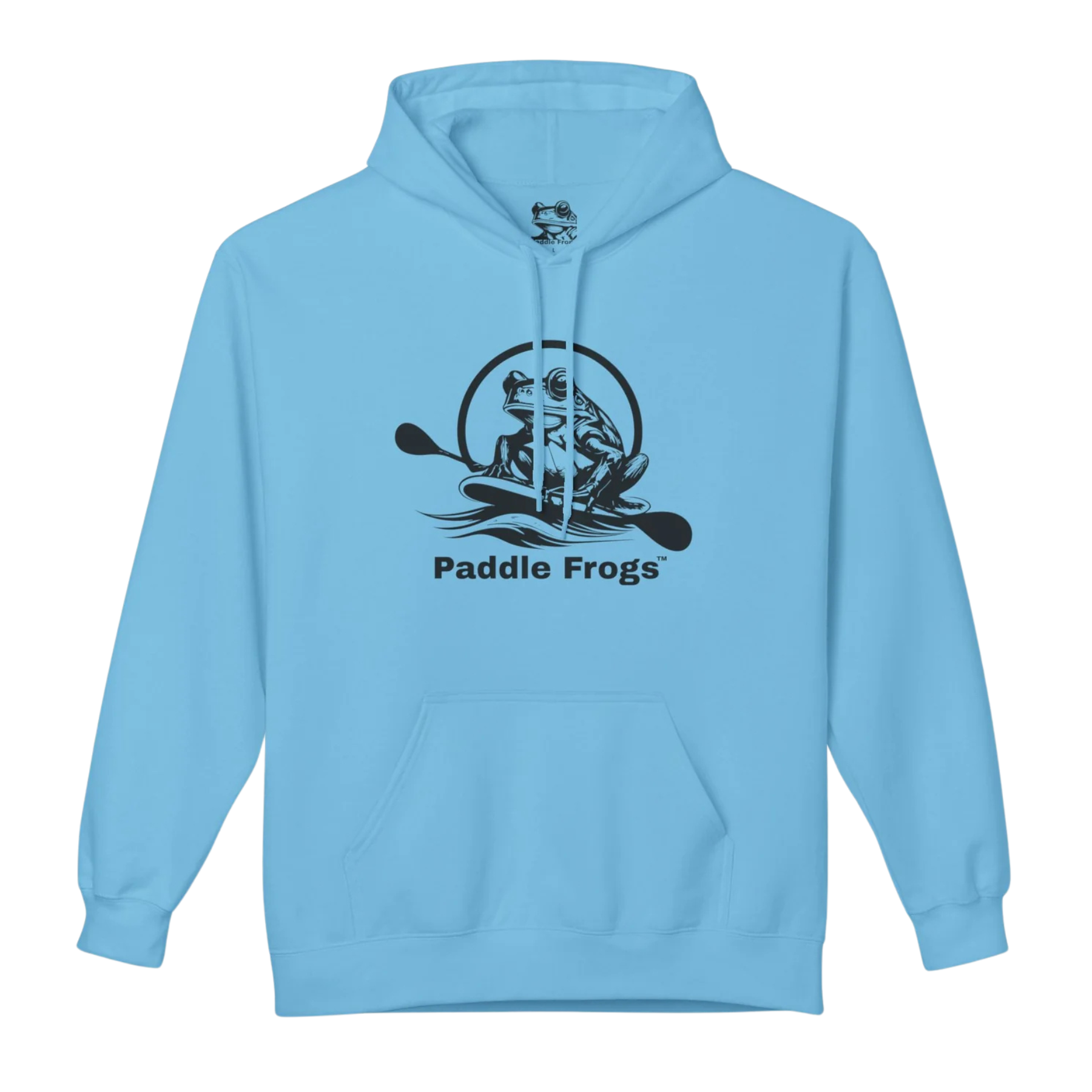 Sky Blue | Paddle Frogs™ Soft Fleece Hoodie: Soft Fleece, Wild Soul (12 Colors) 