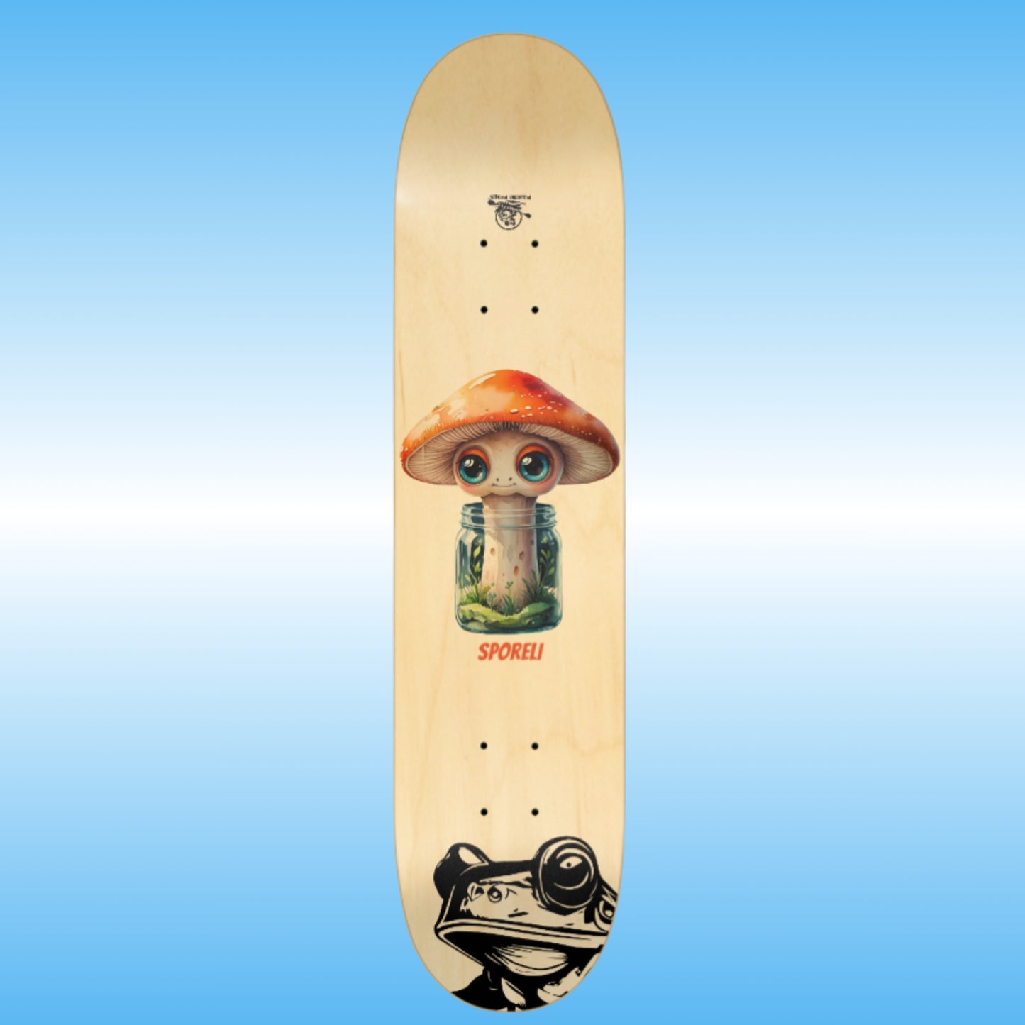 Sporeli 7.5 inch popsicle skateboard seven layer American Maple  Paddle Frogs pro skate shop