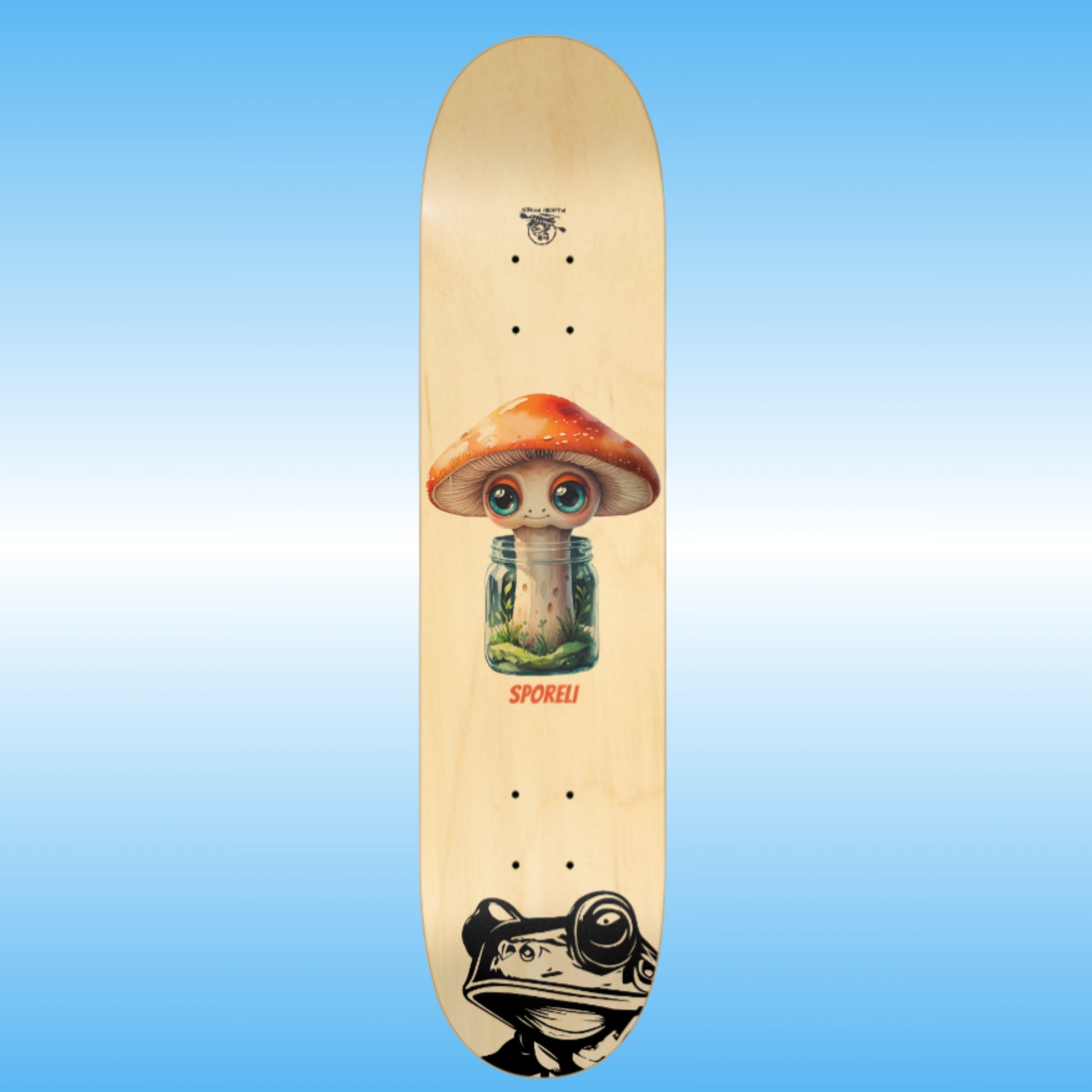 Sporeli 7.5 inch popsicle skateboard seven layer American Maple  Paddle Frogs pro skate shop