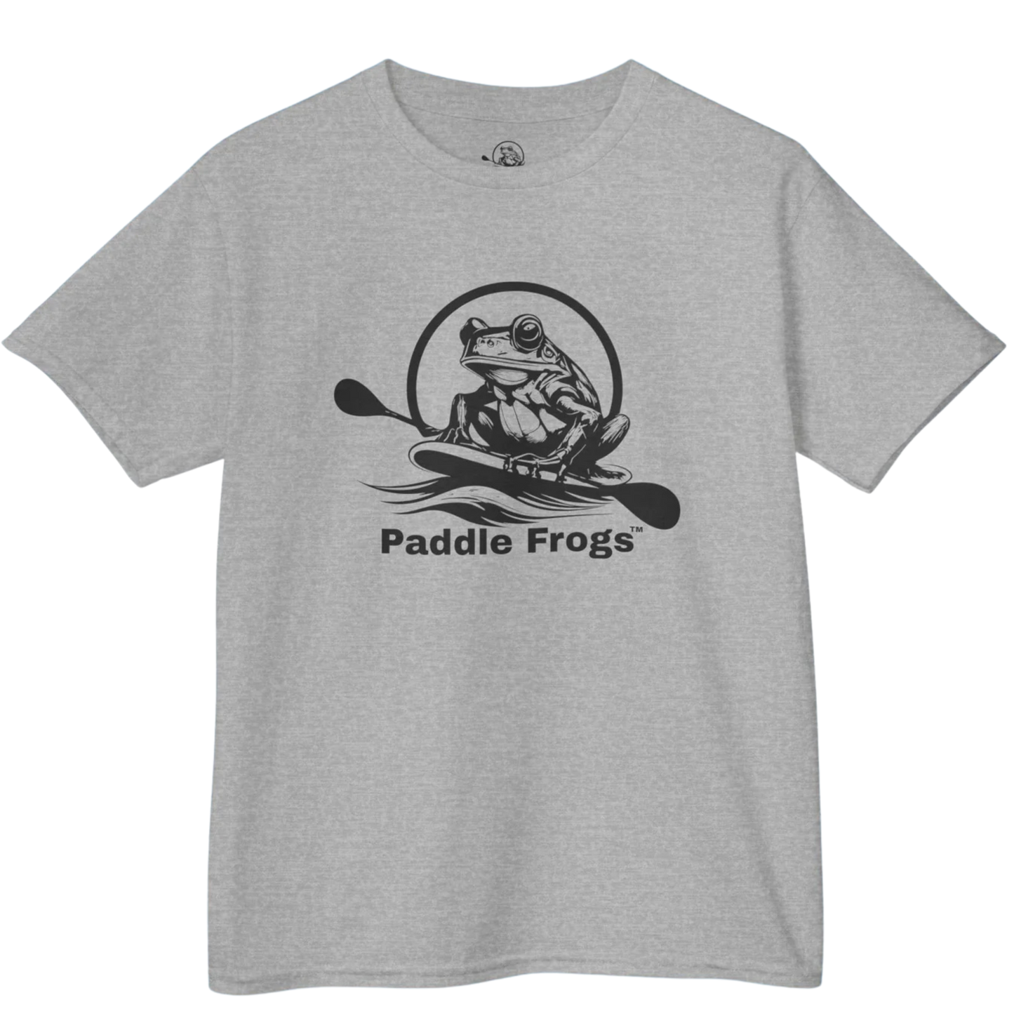 Sports Gray - Kids Tee (Big Fit) 7 Colors | Paddle Frogs Kids