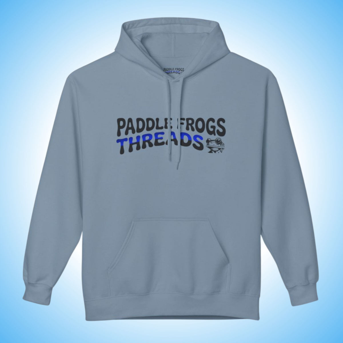 Paddle Frogs Threads Unisex Fleece Pullover Hoodie