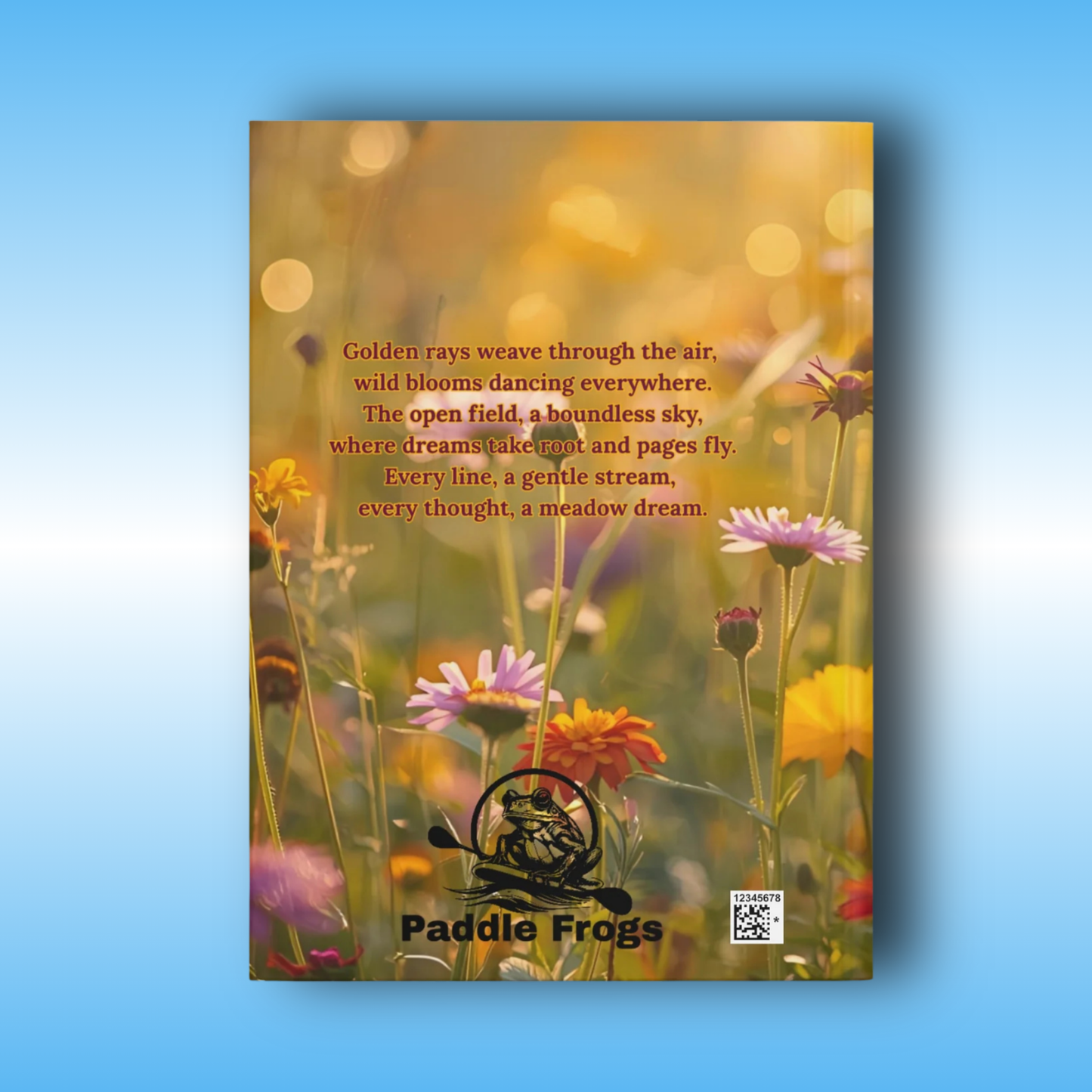 Sunlit Meadow Hardcover Journal | Wildflower Writing Notebook & Inspirational Diary