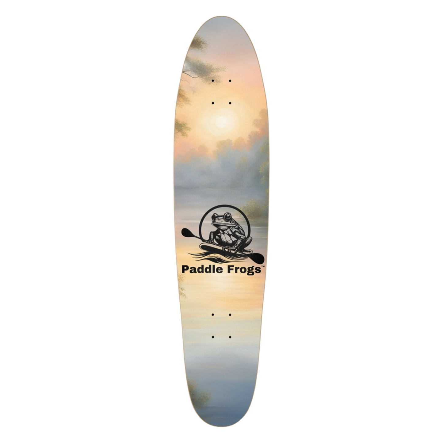 Sunrise Lake | Longboard skateboard | Paddle Frogs