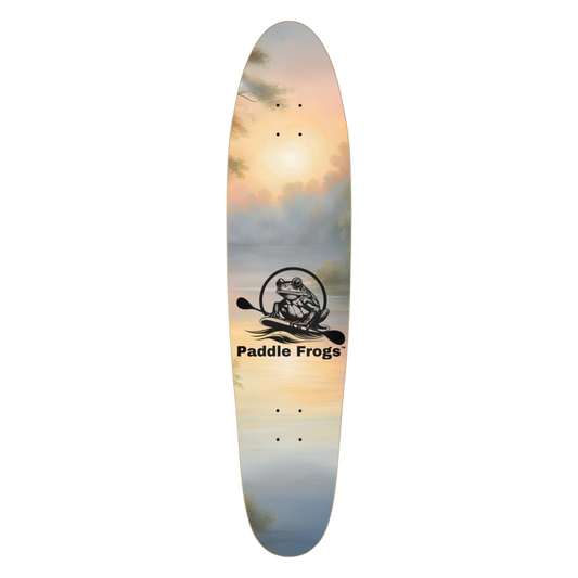 Sunrise Lake | Longboard skateboard | Paddle Frogs