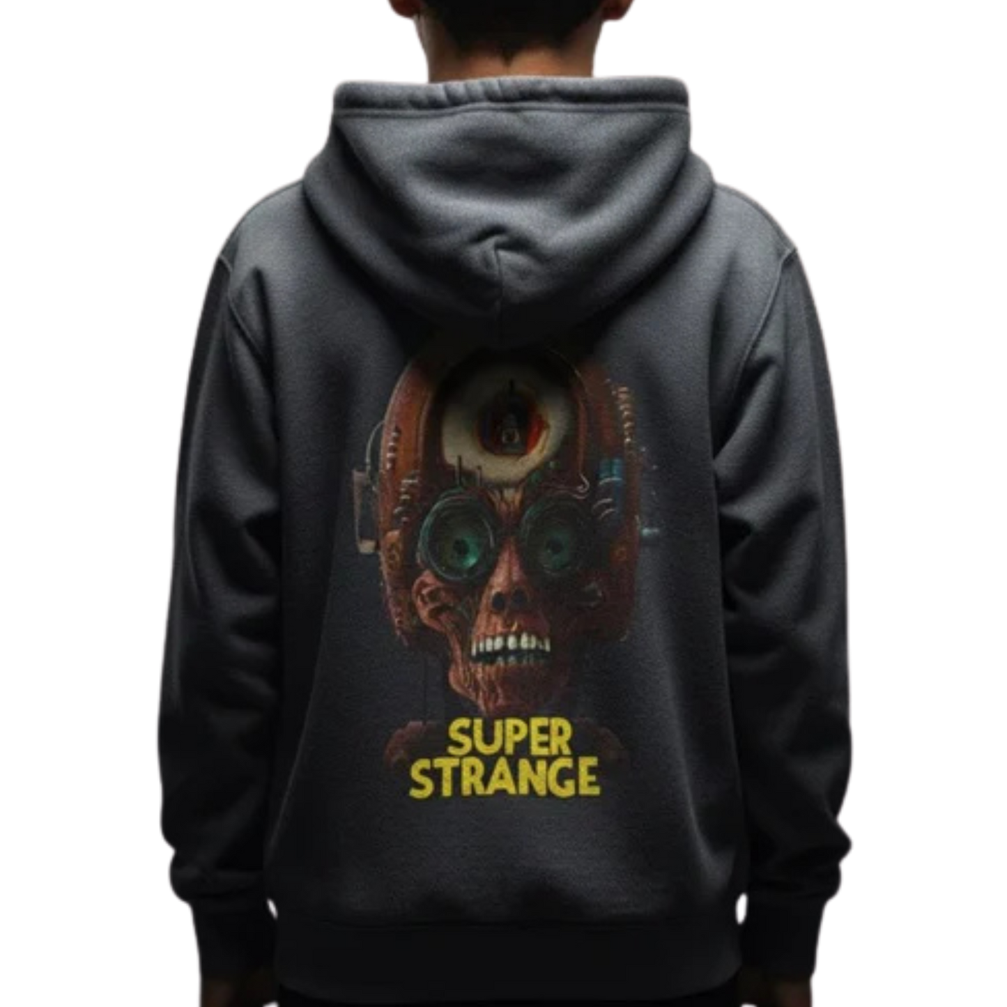 Super Strange Hoodie | Paddle Frogs™ Kids Hoodie Dark concrete Heather