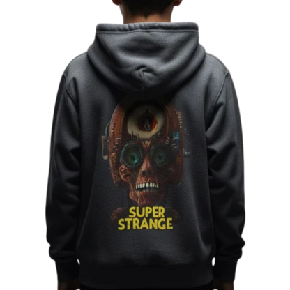 Super Strange Hoodie | Paddle Frogs™ Kids Hoodie Dark concrete Heather
