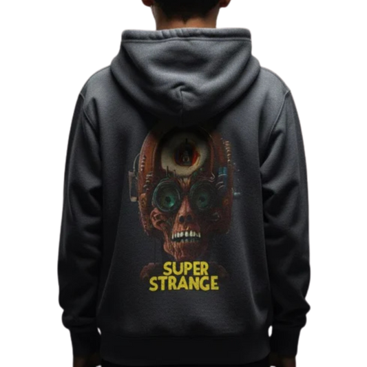 Super Strange Hoodie | Paddle Frogs™ Kids Hoodie Dark concrete Heather