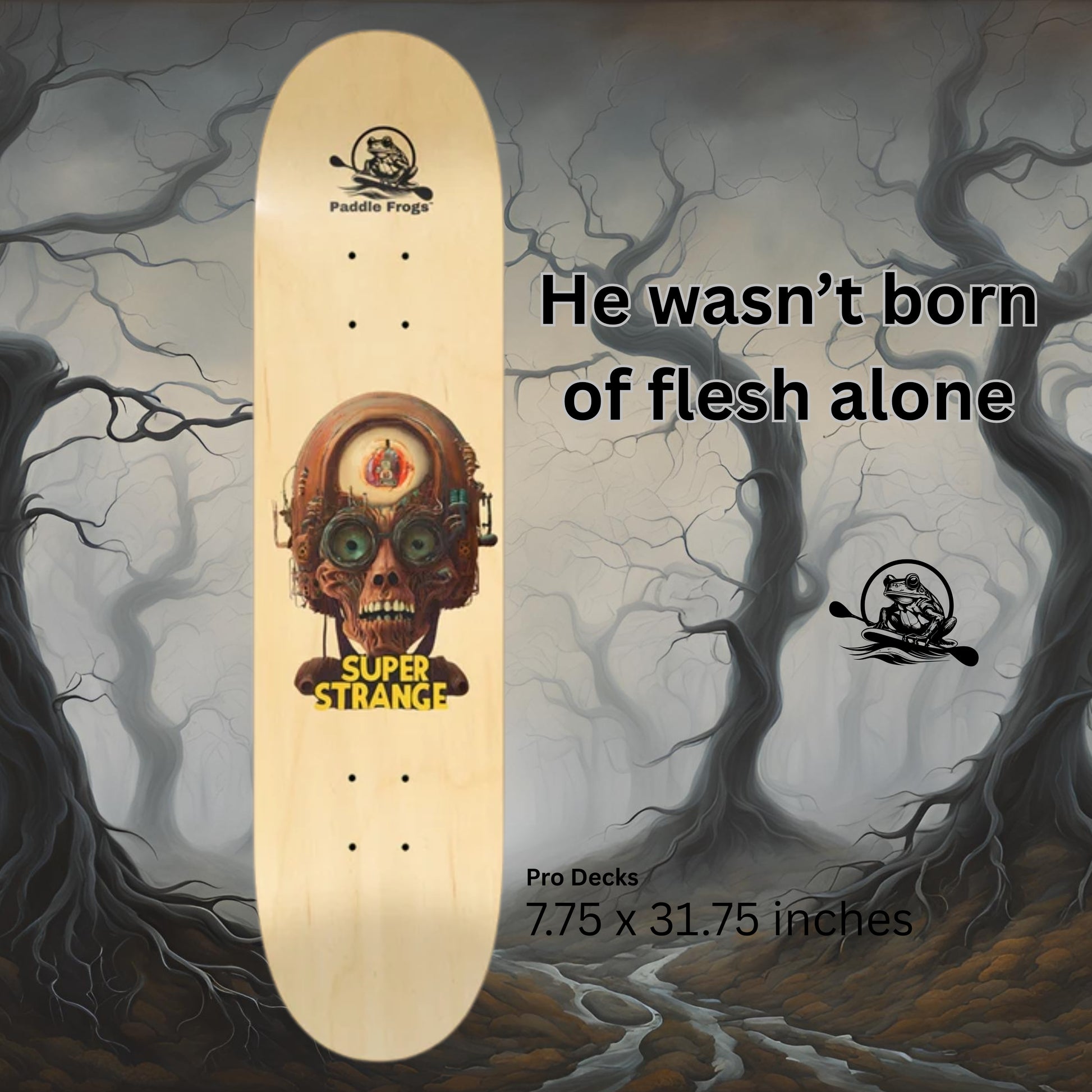 Super Strange | Popsicle Skateboard Deck by Paddle Frogs - Pro Decks 7 Layer Maple - Roane County Tennessee, USA