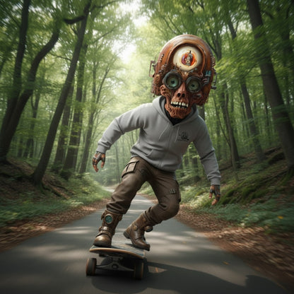 Super Strange Skateboarding | Full Zip Hooded Jacket | Paddle Frogs™