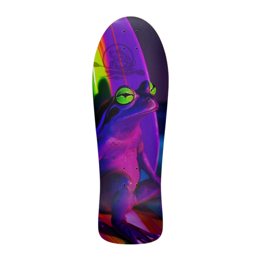Surf Life | Old-School Skateboard Deck | Paddle Frogs™