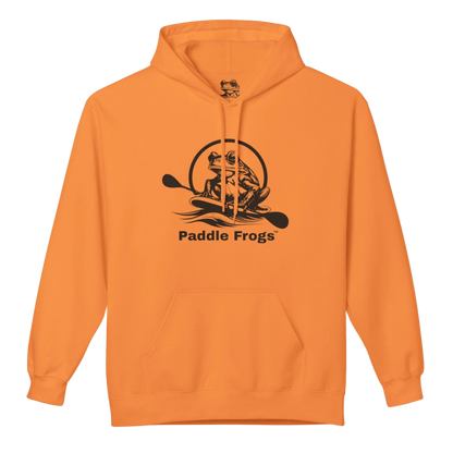 Tangerine Orange  | Paddle Frogs™ Soft Fleece Hoodie: Soft Fleece, Wild Soul (12 Colors) 