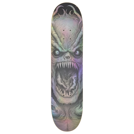 The Beast | 8" Skateboard Deck by Paddle Frogs™ on a transparent background
