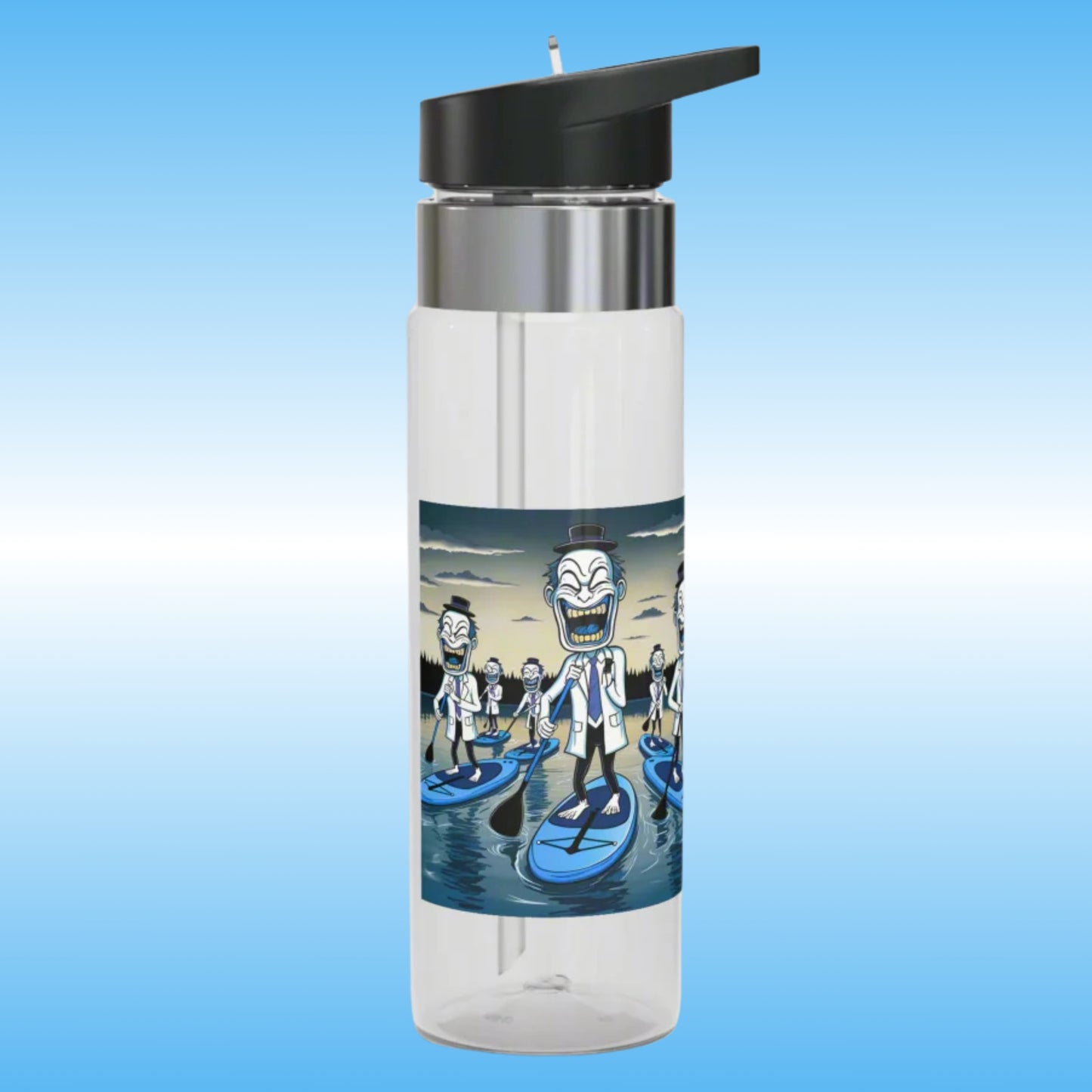 The Clowns | Crystal Clear Water Bottles Paddle Frogs (Front View)