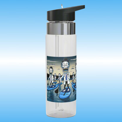 The Clowns | Crystal Clear Water Bottles Paddle Frogs (Front View)