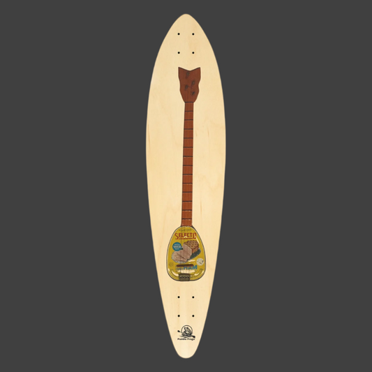 The Ham Can Banjo pintail longboard by Paddle Frogs