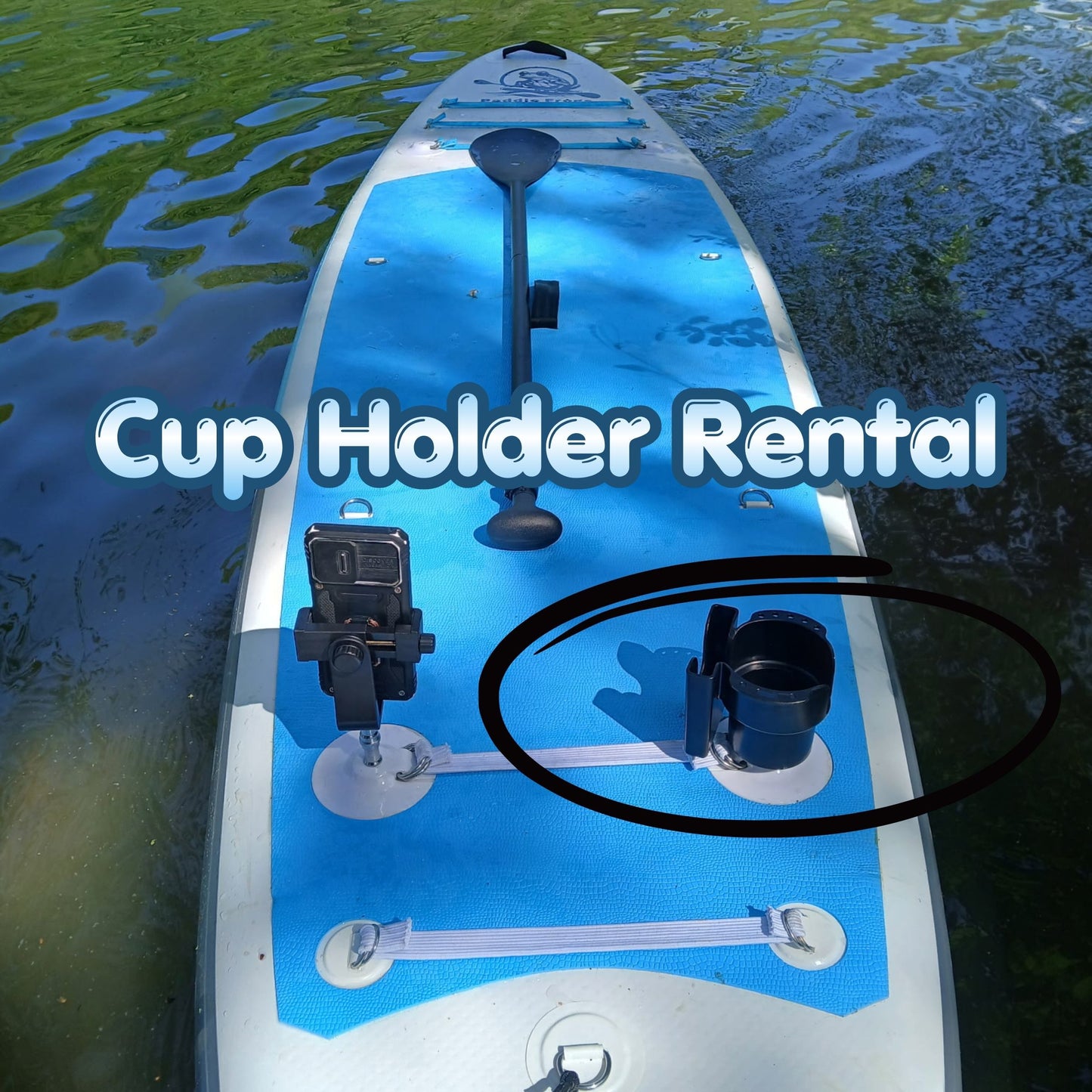 Universal SUP Cup Holder Rental for Paddle Frogs agritourism paddleboard rental