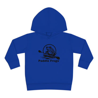 Vibrant Blue Hoodie Paddle Frogs Kids (Youth), Kangaroo Pocket Hooded Jacket Coat 