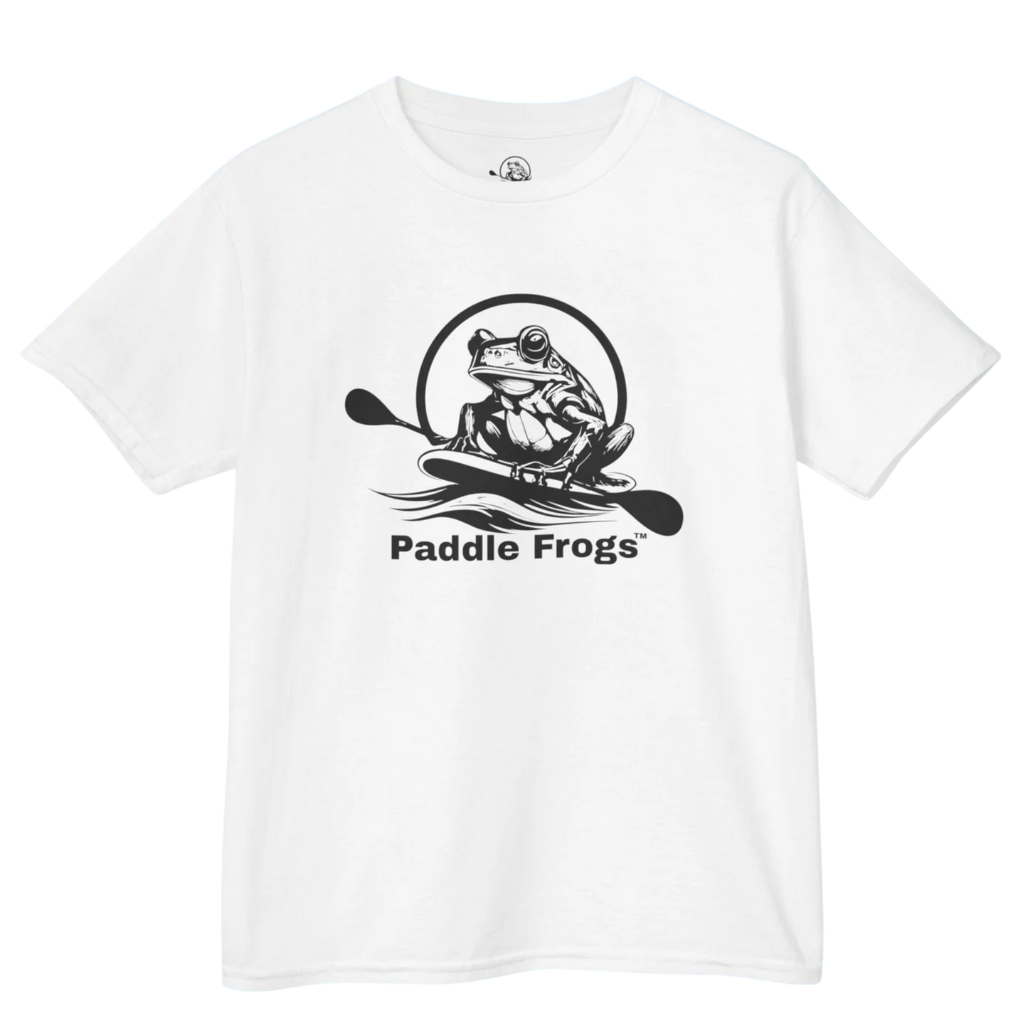 White - Kids Tee (Big Fit) 7 Colors | Paddle Frogs Kids