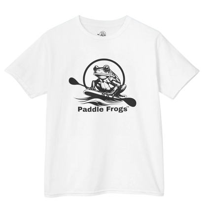 White - Kids Tee (Big Fit) 7 Colors | Paddle Frogs Kids