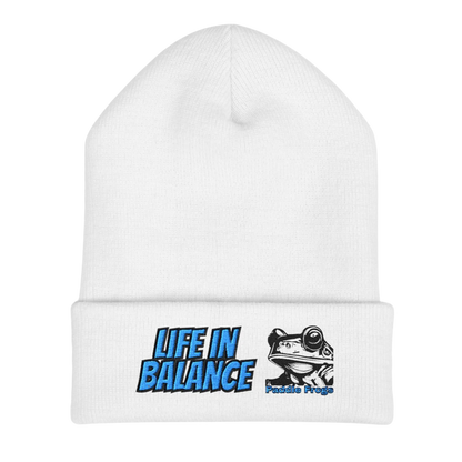 white -  Life in Balance | The Wanderer's Anchor: Cuffed Beanie