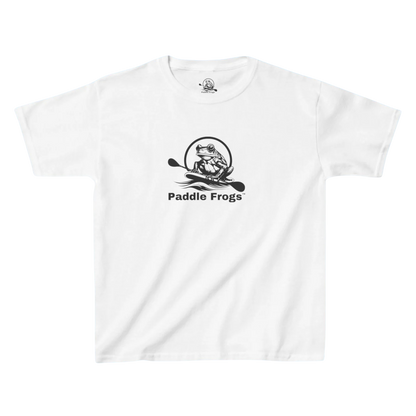 White - Youth Original Paddle Frog Tee: A Tale of Tennessee Trails and Endless Horizons