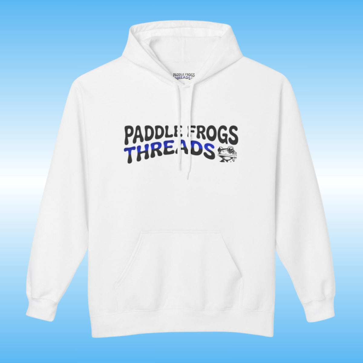 Paddle Frogs Threads Unisex Fleece Pullover Hoodie