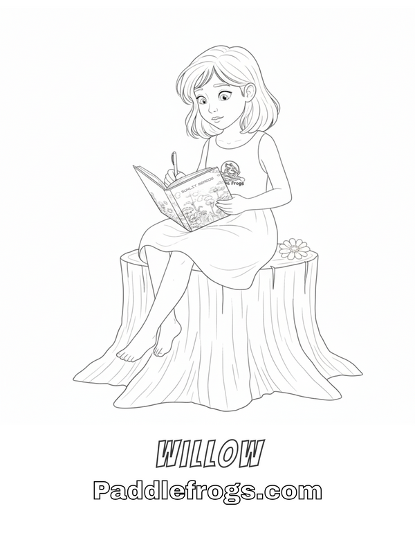Willow writes a story