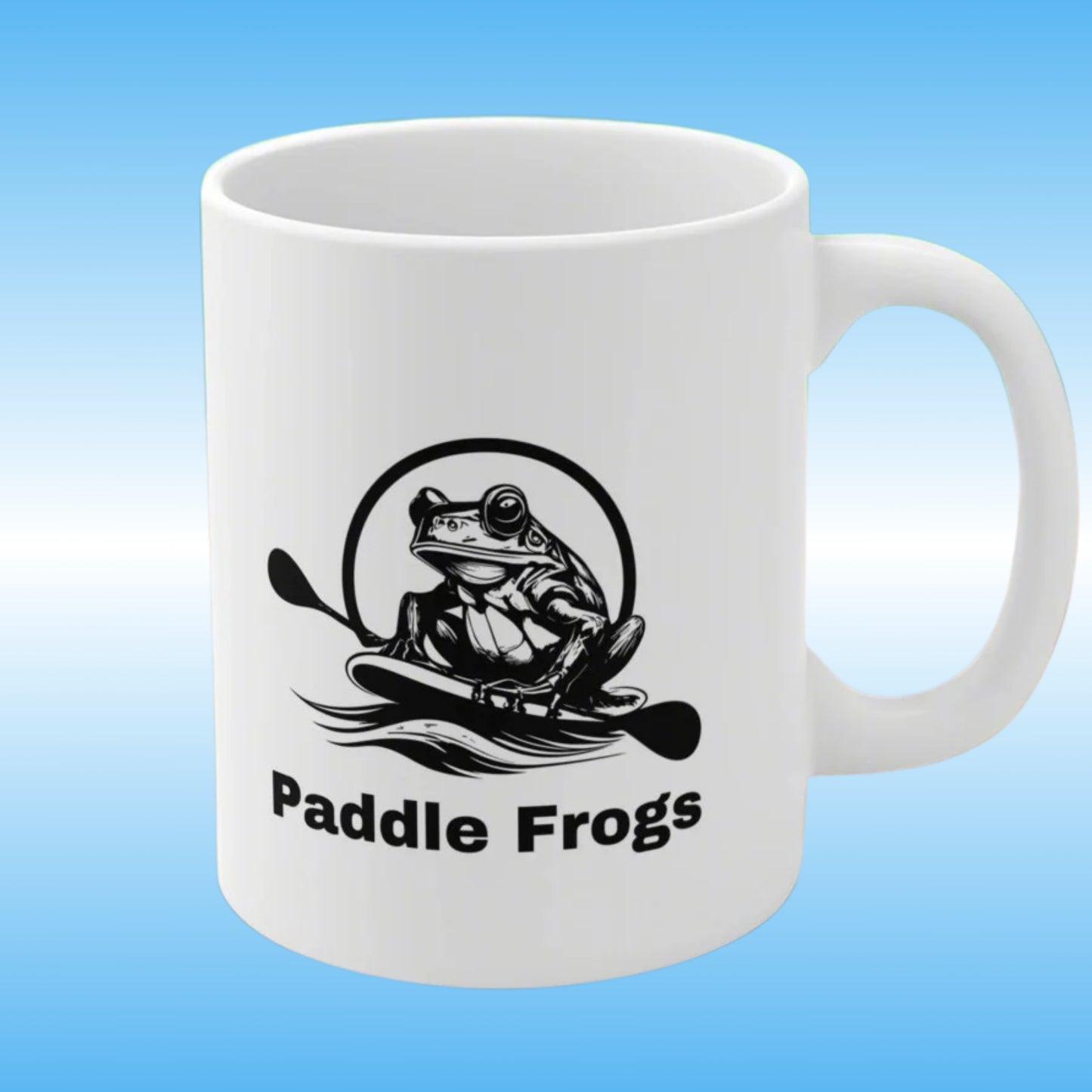 Your Daily Dose (11oz) Paddle Frogs™ Mug Coffee and Tea Mug also great for hot cocoa and morning wake up beverages Original Paddle Frogs Mugs 11oz