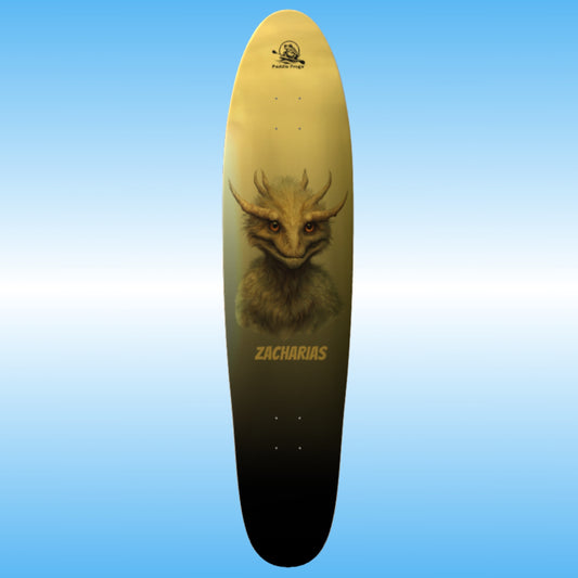Zacharias 40.5" Gold Longboard skateboard by Paddle Frogs™