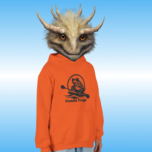 Zacharias - Youth Hooded jacket by Paddle Frogs Hoodie Orange
