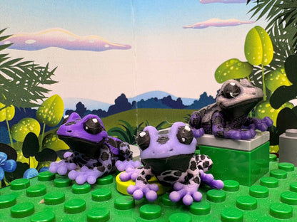 Vibrant Tree Frog Pocket Fidget Friend (with Colorful Play Scene)