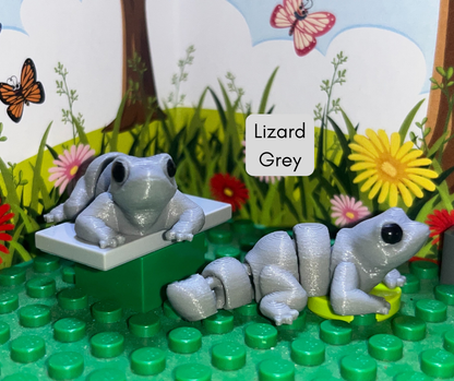 Ultra-Cute Lizard Pocket Fidget Friend (with Colorful Play Scene)