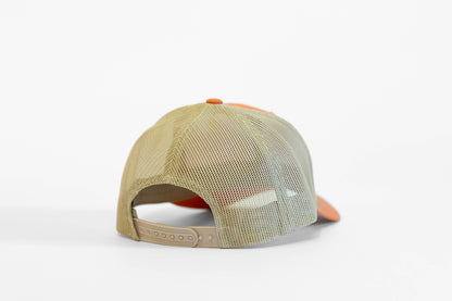 I Love Peeing Outside Trucker Hat - Slate Blue and Silver