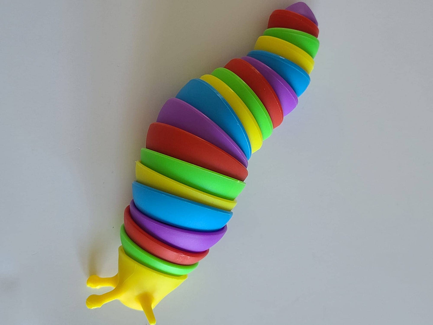 Rainbow Sensory 3D Fidget Slug Kids Toy