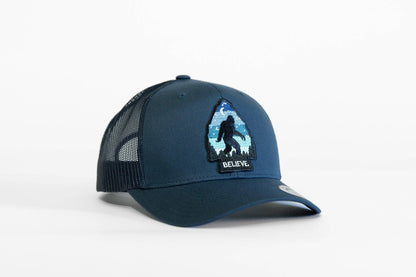 Believe Bigfoot Vintage Trucker Hat