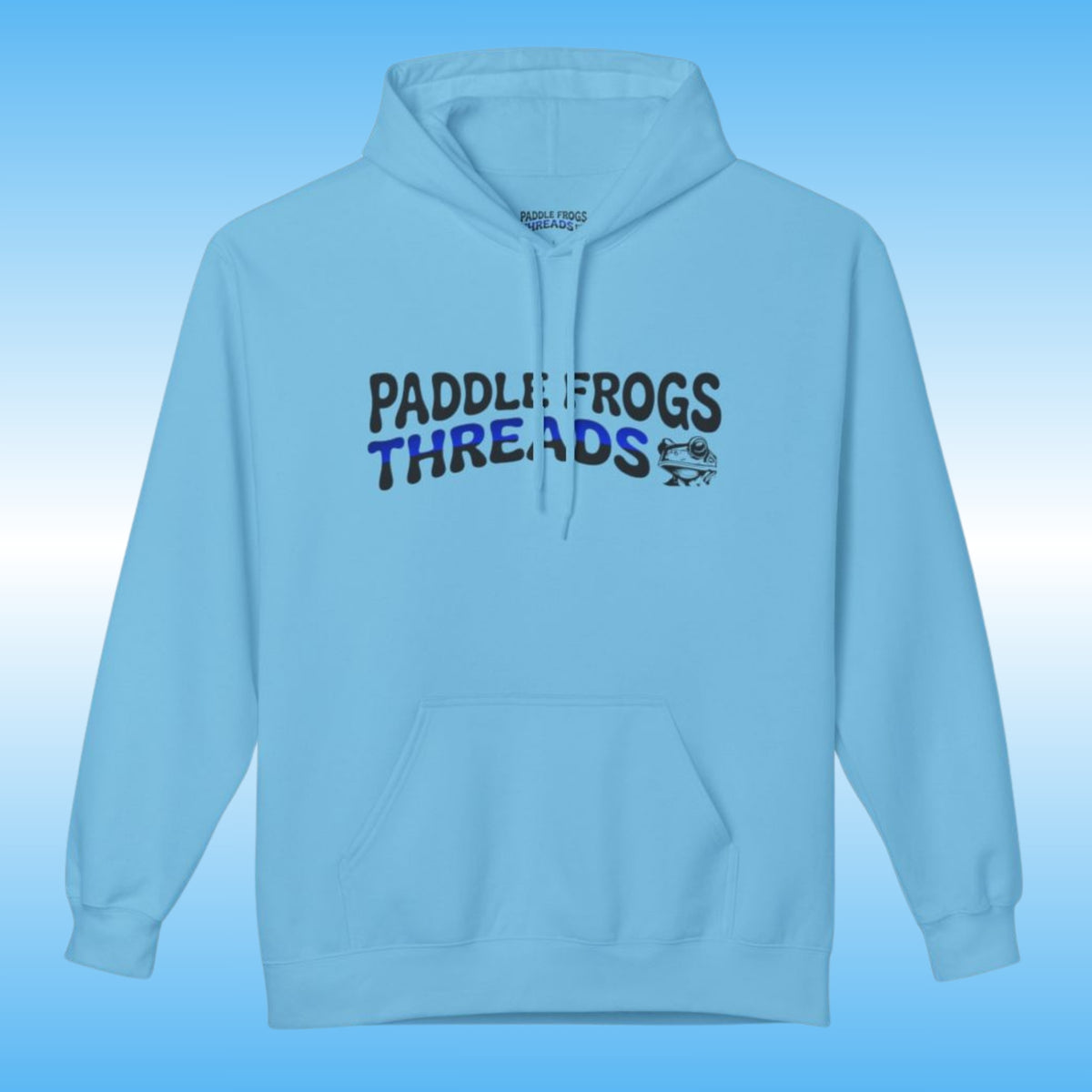 Paddle Frogs Threads Unisex Fleece Pullover Hoodie