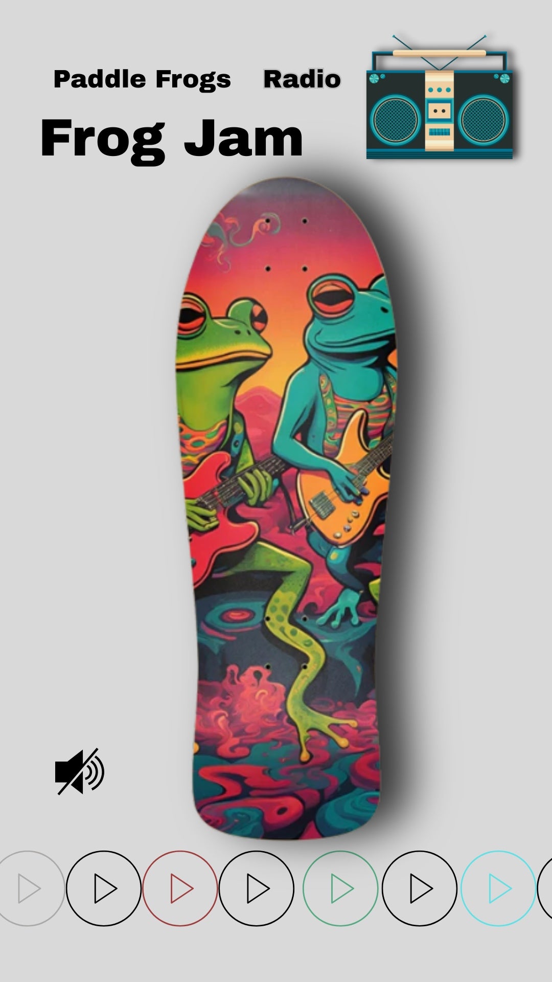Frog Jam - Paddle Frogs Radio - Jam Band #music for the skateboard soul