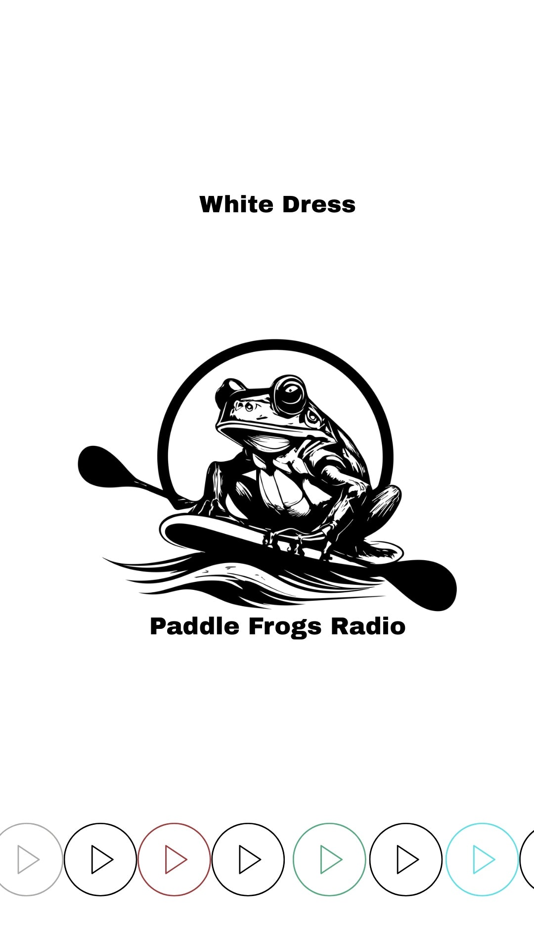 White Dress - Feel the #beat #Music #dance - Paddle Frogs Radio