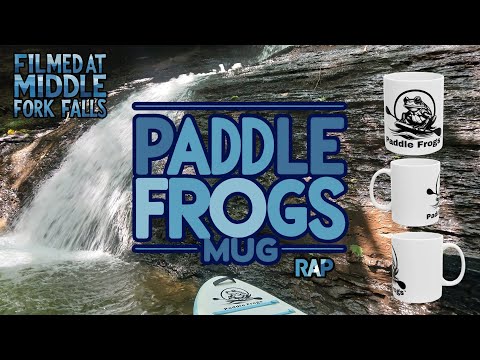 Paddle Frogs Mug - Gentle Rap in the Middle Fork Falls