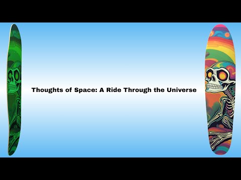 Thoughts of Space Longboard by Paddle Frogs skate shop