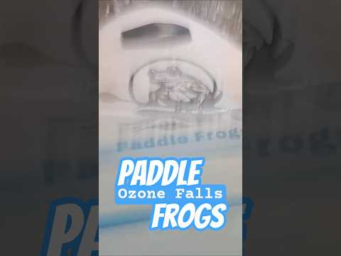 Paddle Frogs | Paddle Board Ozone Falls waterfall